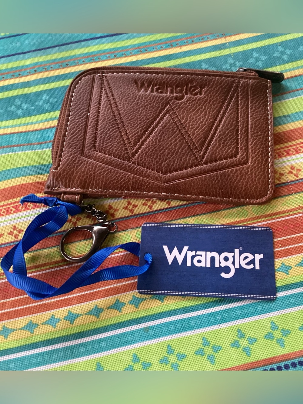 Wrangler Card Wallet with Aztec Design - Picture 3 of 6